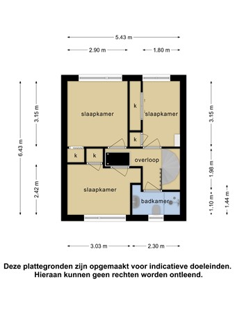 Floorplan - Kalksheuvel 39, 5281 LS Boxtel